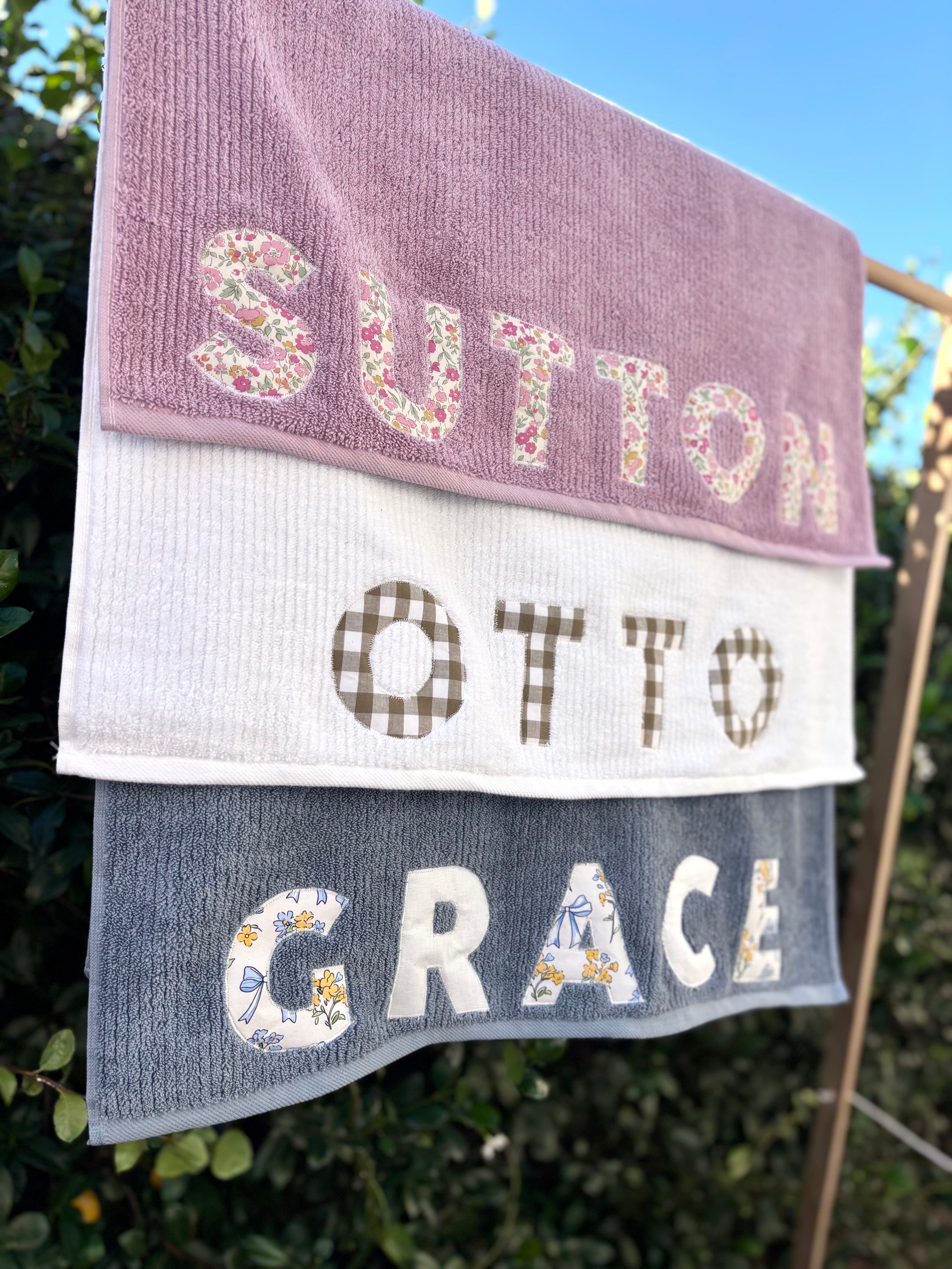 Personalised Towels