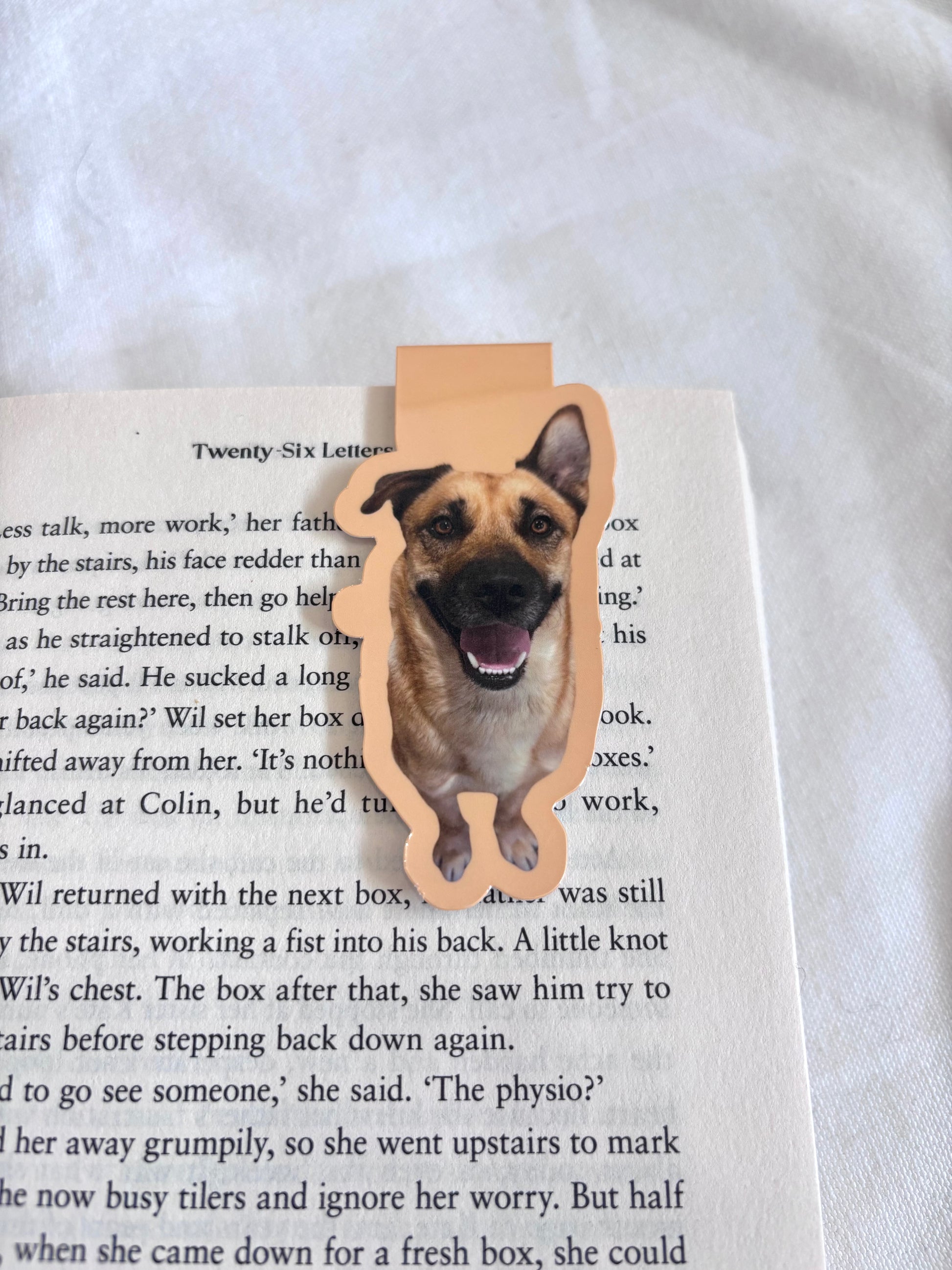 Custom magnet bookmark