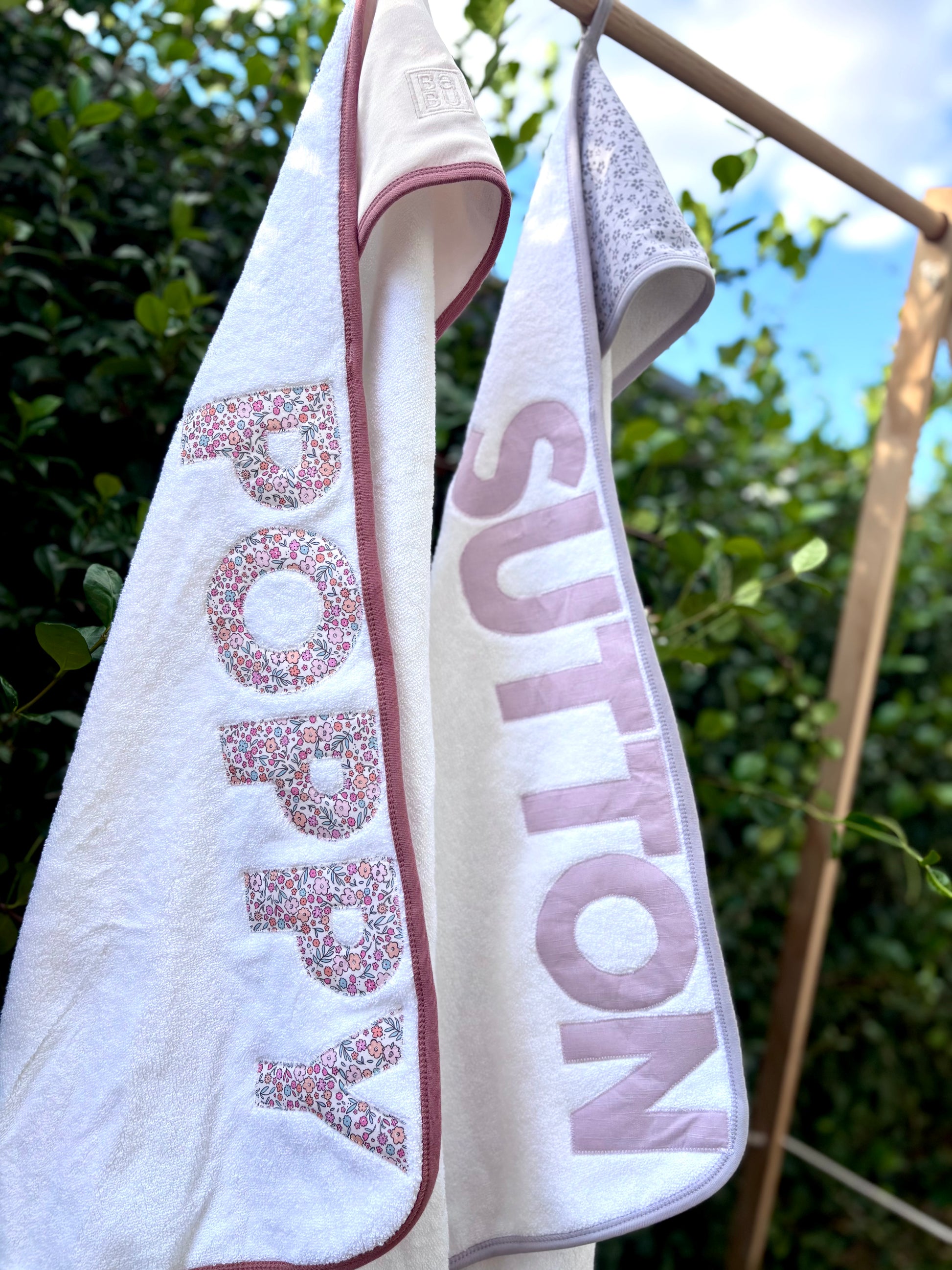 Personalised Hooded bath towels