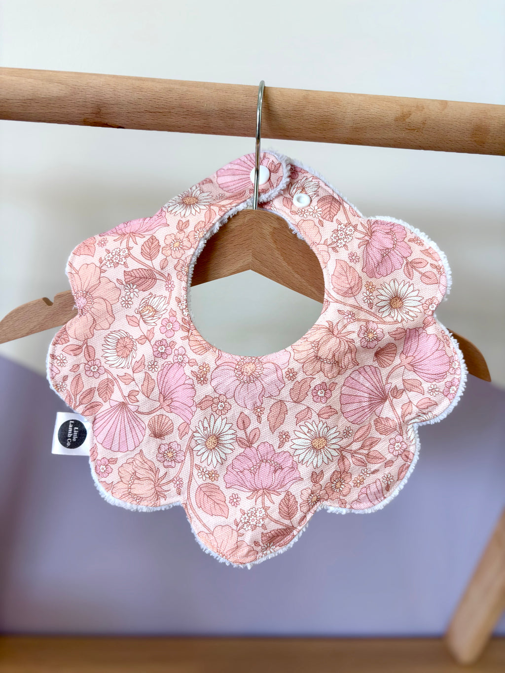 Custom 3 Layered waterproof Scallop Bibs