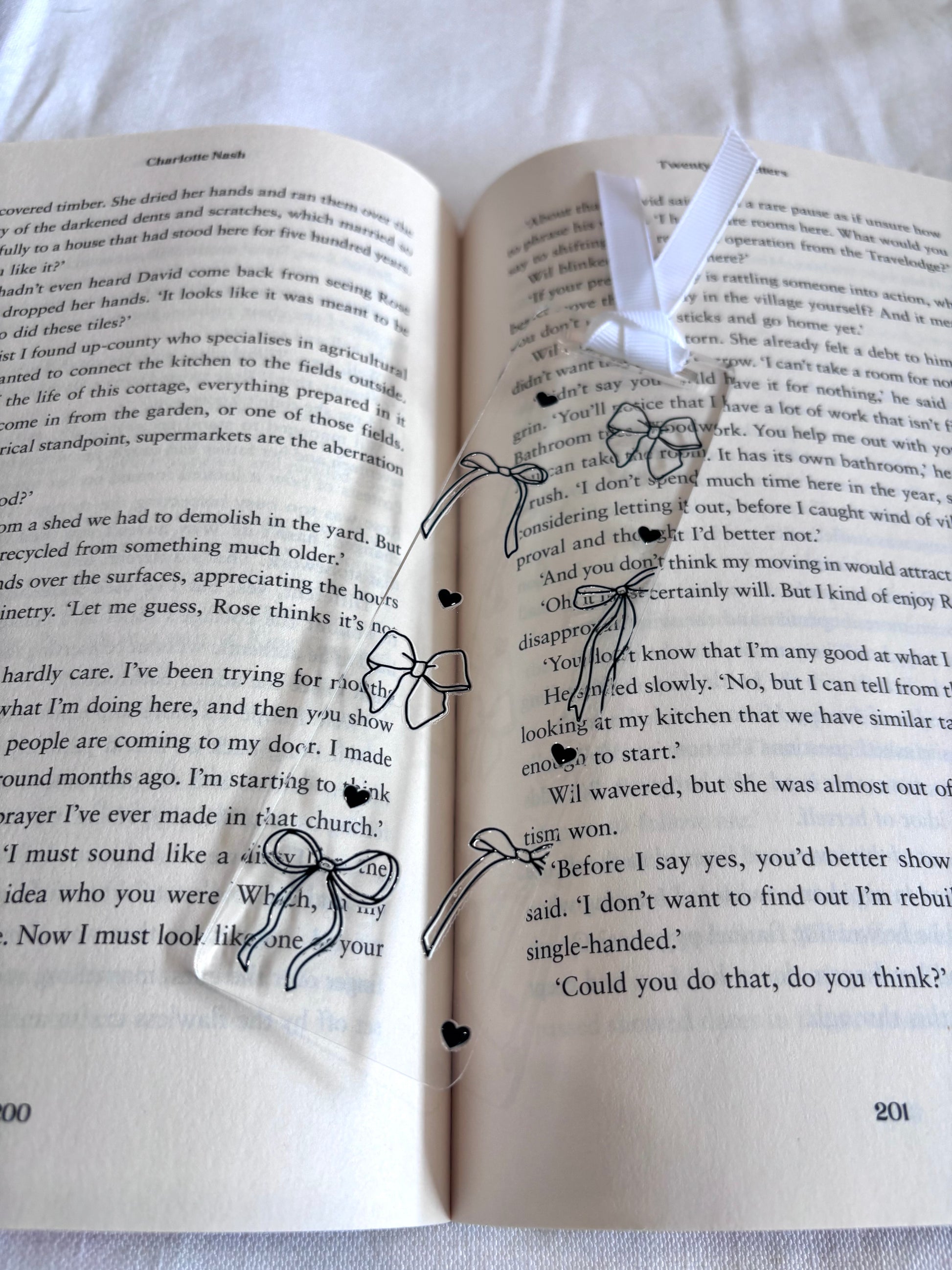Acrylic bookmarks