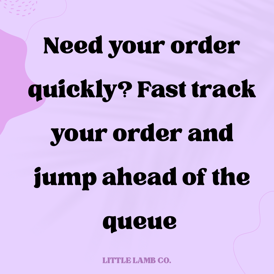 Fast track my order