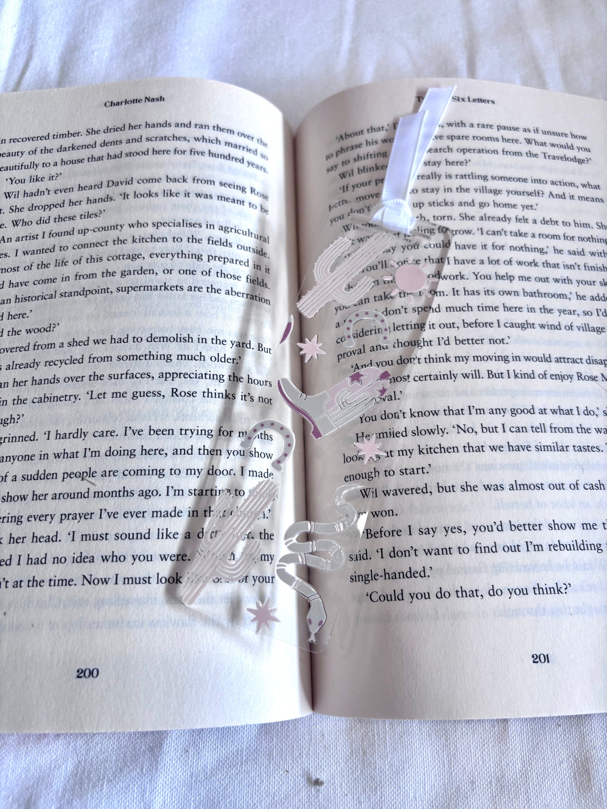 Acrylic bookmarks
