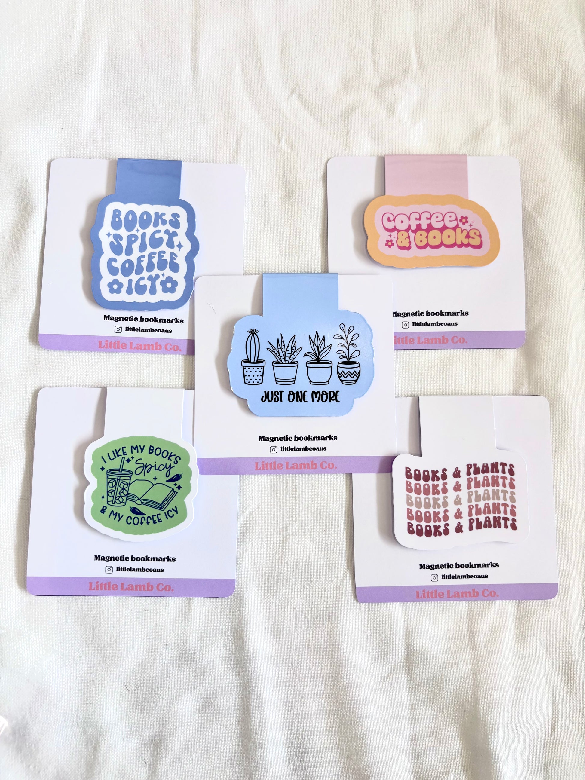 Magnetic bookmarks