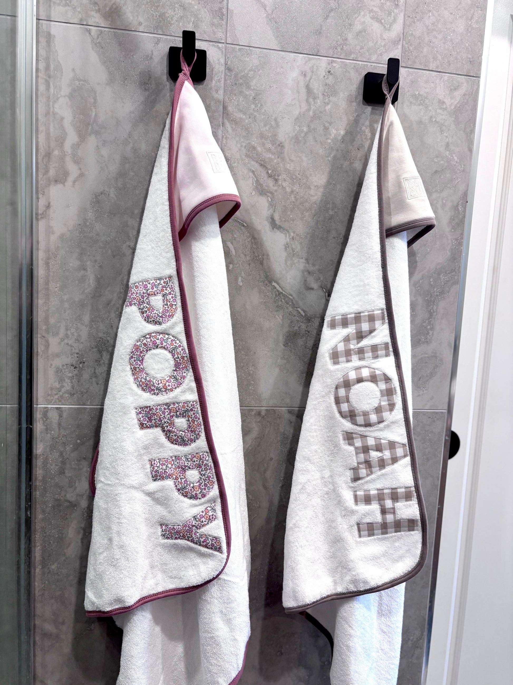 Personalised Hooded bath towels