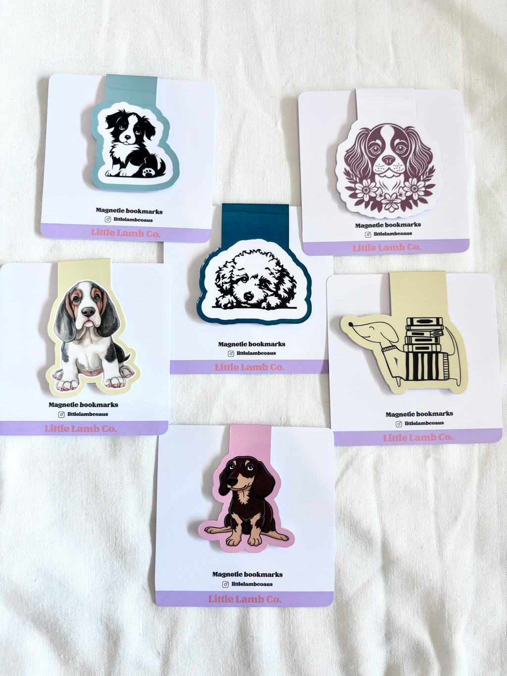 Magnetic bookmarks