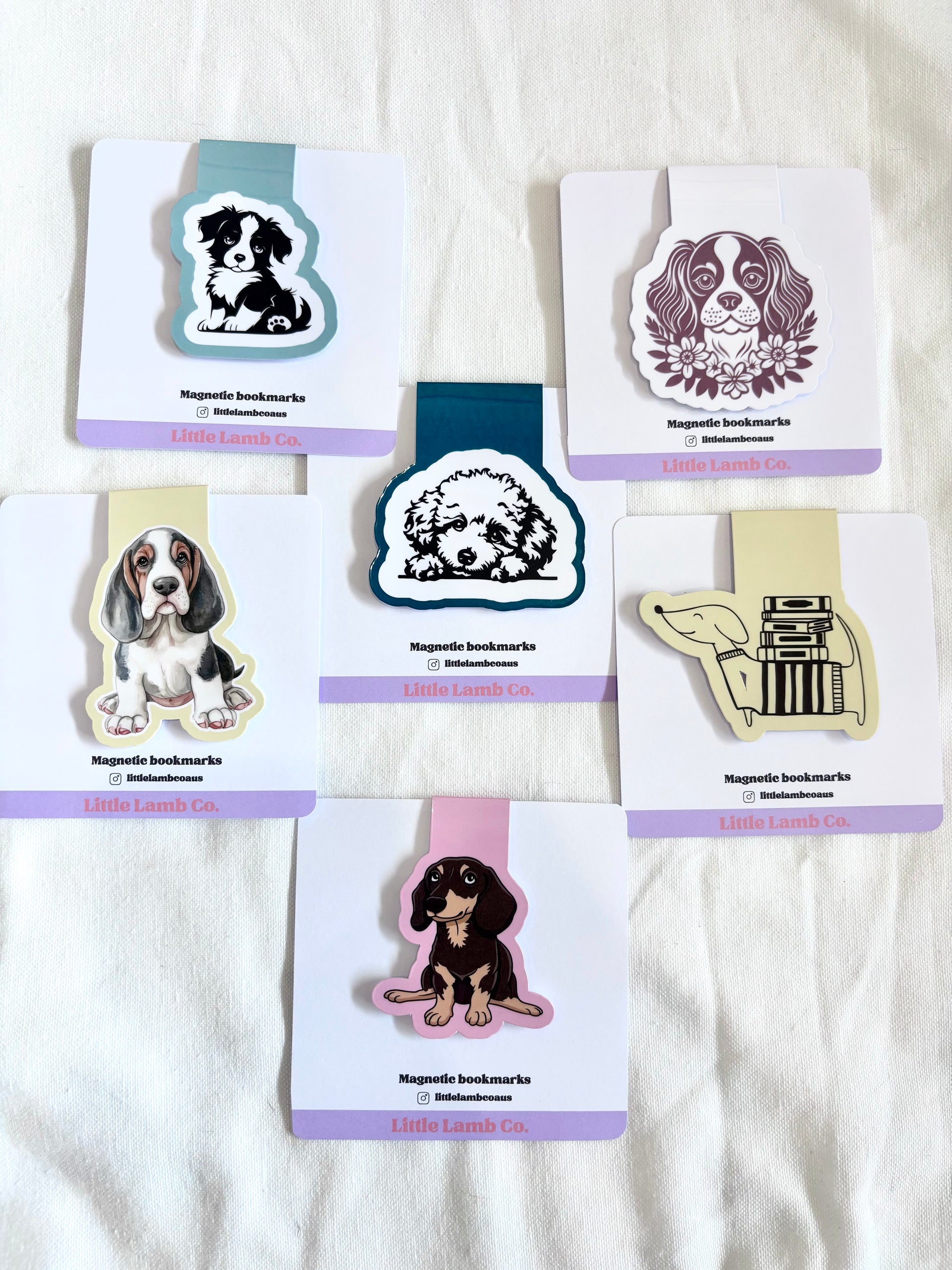 Magnetic bookmarks