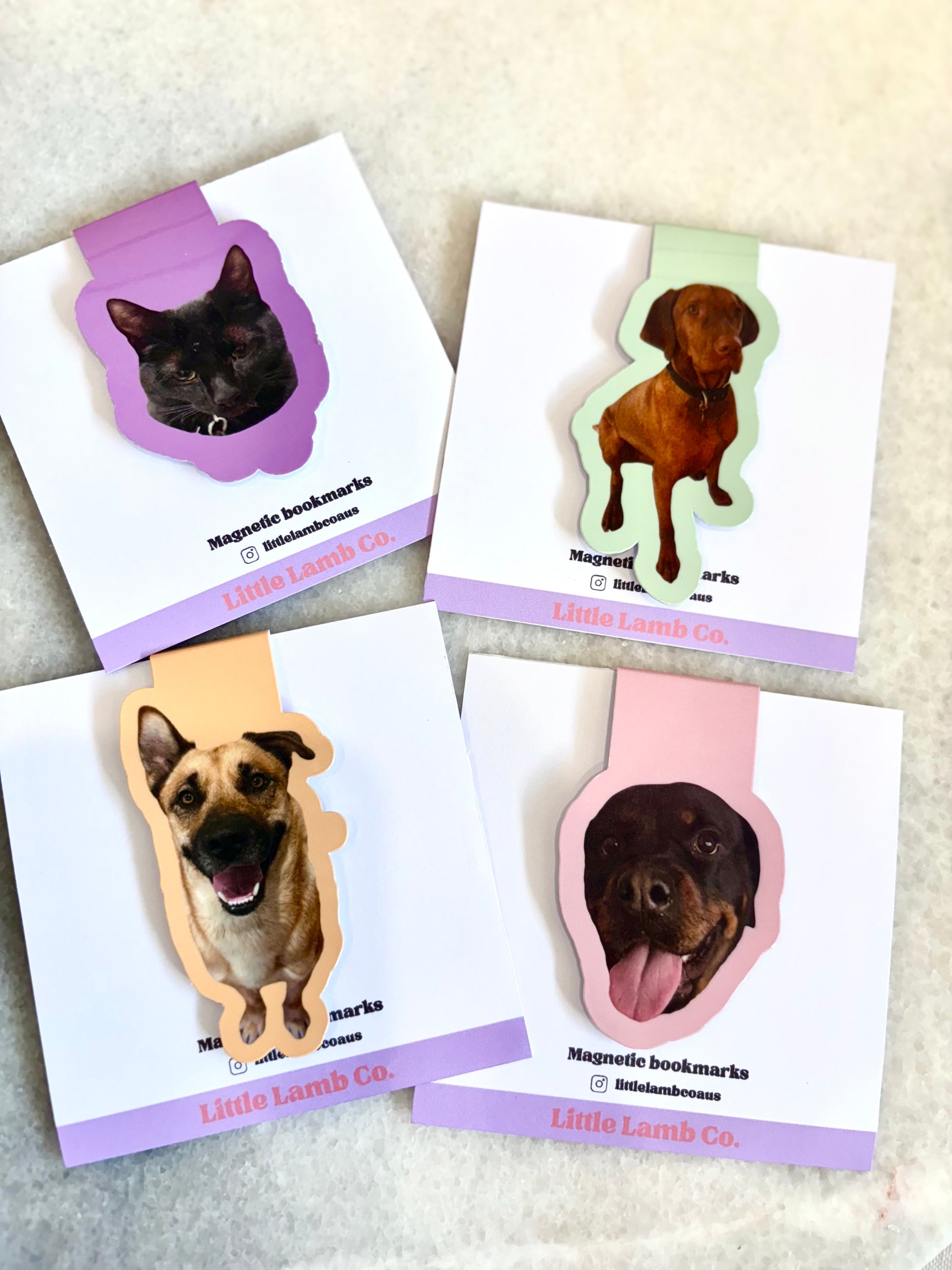 Custom magnet bookmark