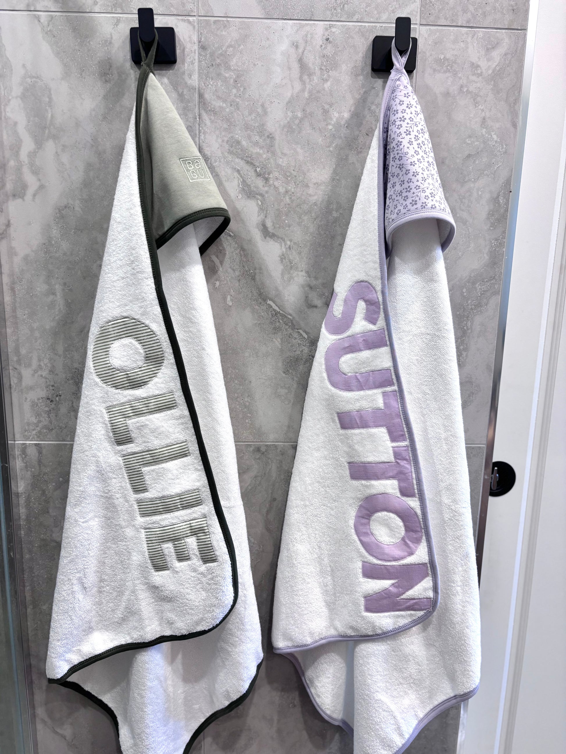 Personalised Hooded bath towels