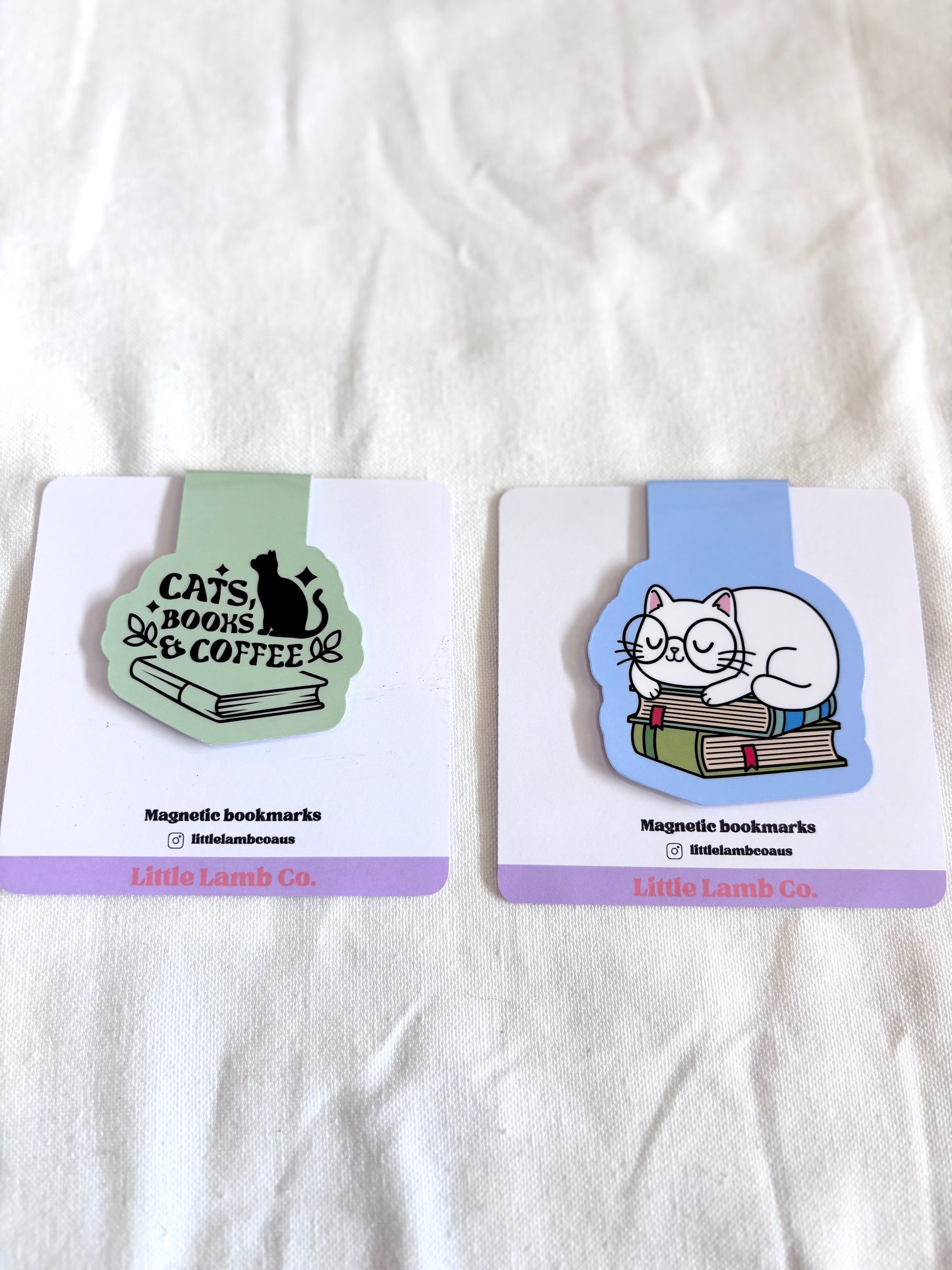 Magnetic bookmarks