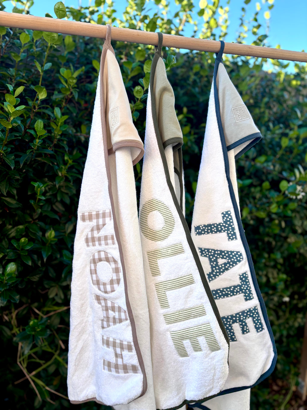 Personalised Hooded bath towels