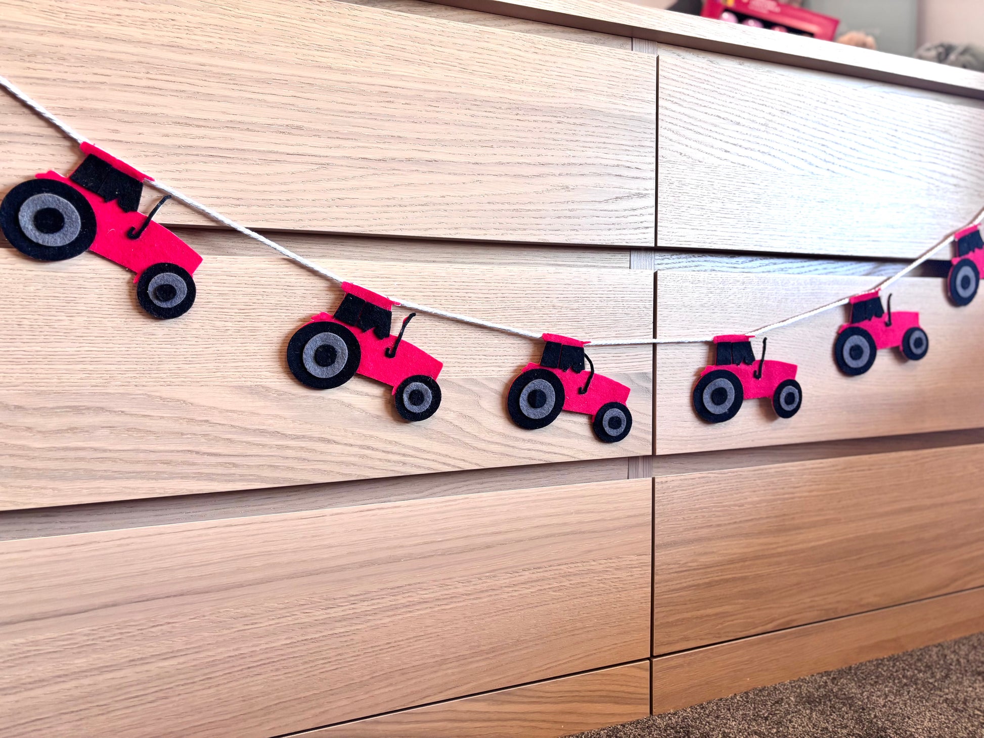 Felt garlands