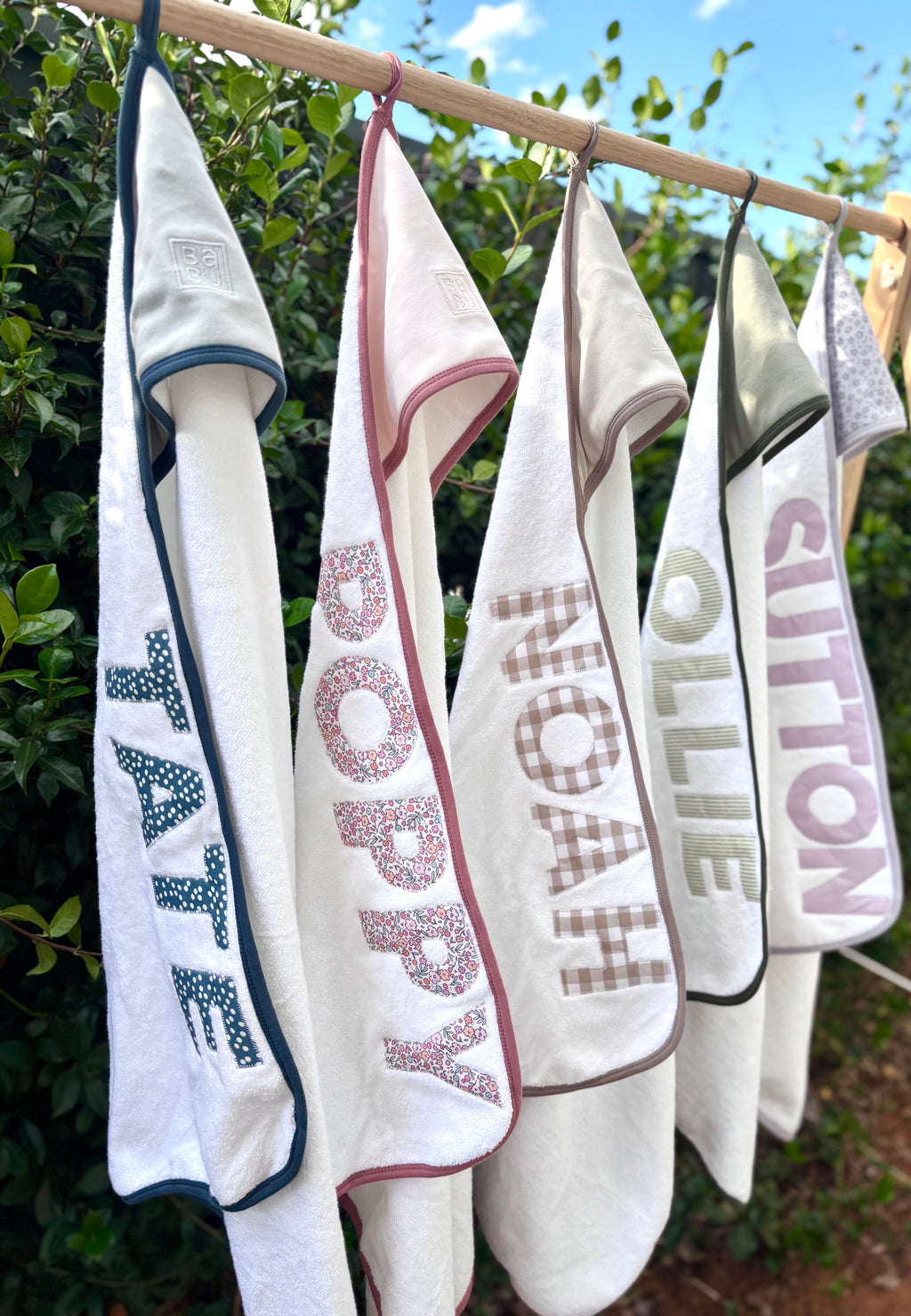 Personalised Hooded bath towels